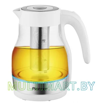 Электрочайник Pioneer KE802G (белый) картинка 2